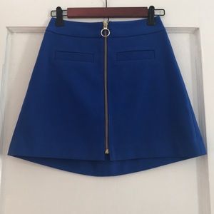 Express Blue A-Line Skirt